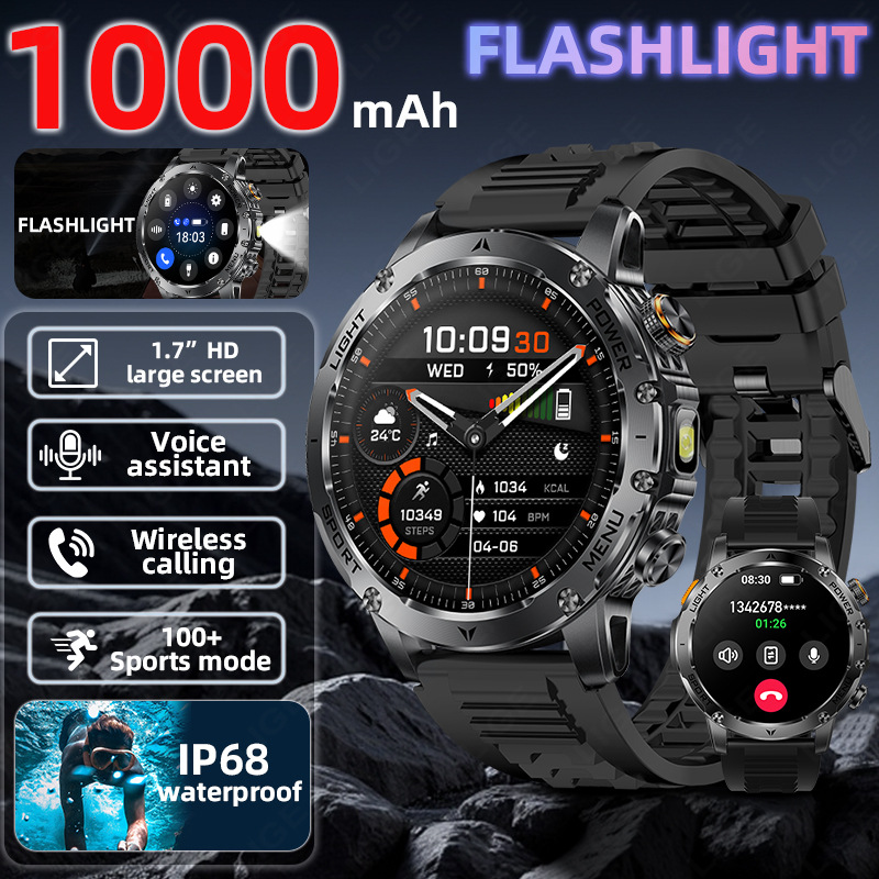 Smartwatch Store - 2026 Neue 1000mAh Batterie T-Rex 3