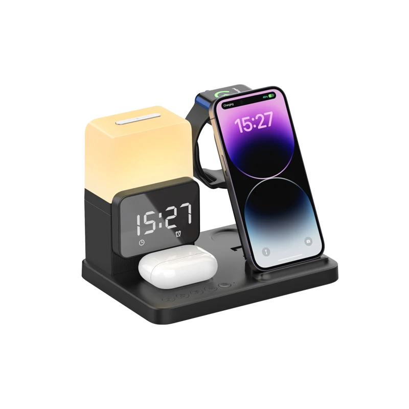 Smartwatch X12 - 6-in-1 kabelloses Ladegerät mit Ständer für