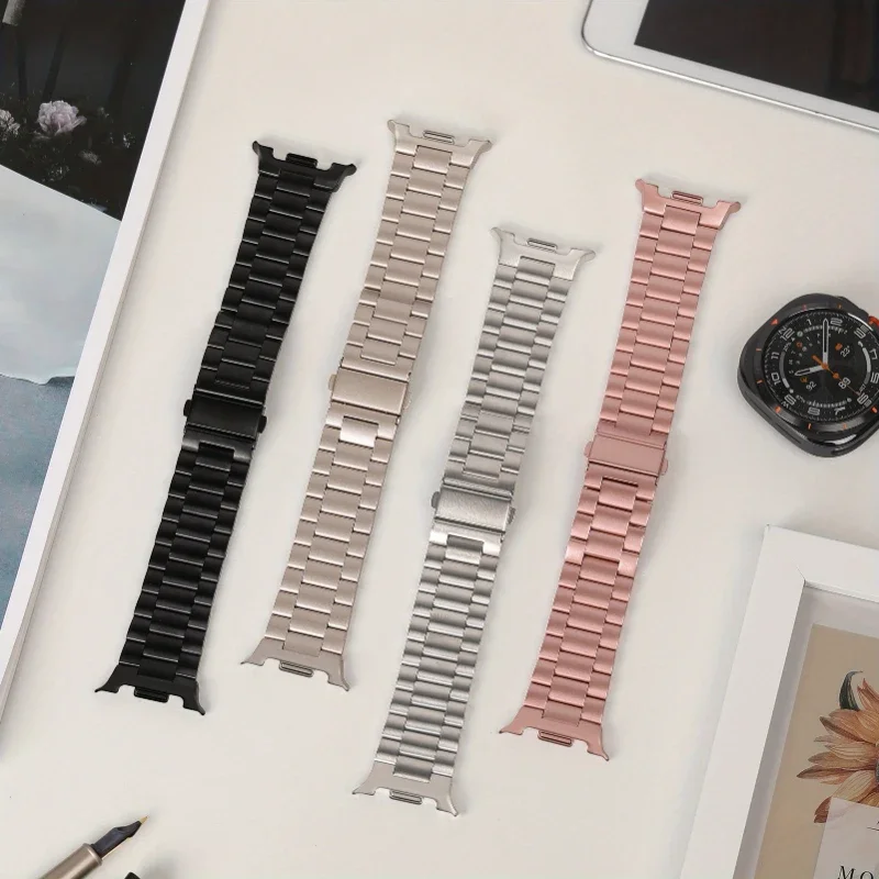 Titan Smartwatch Accessories - Edelstahlarmband für Samsung Galaxy Watch 8