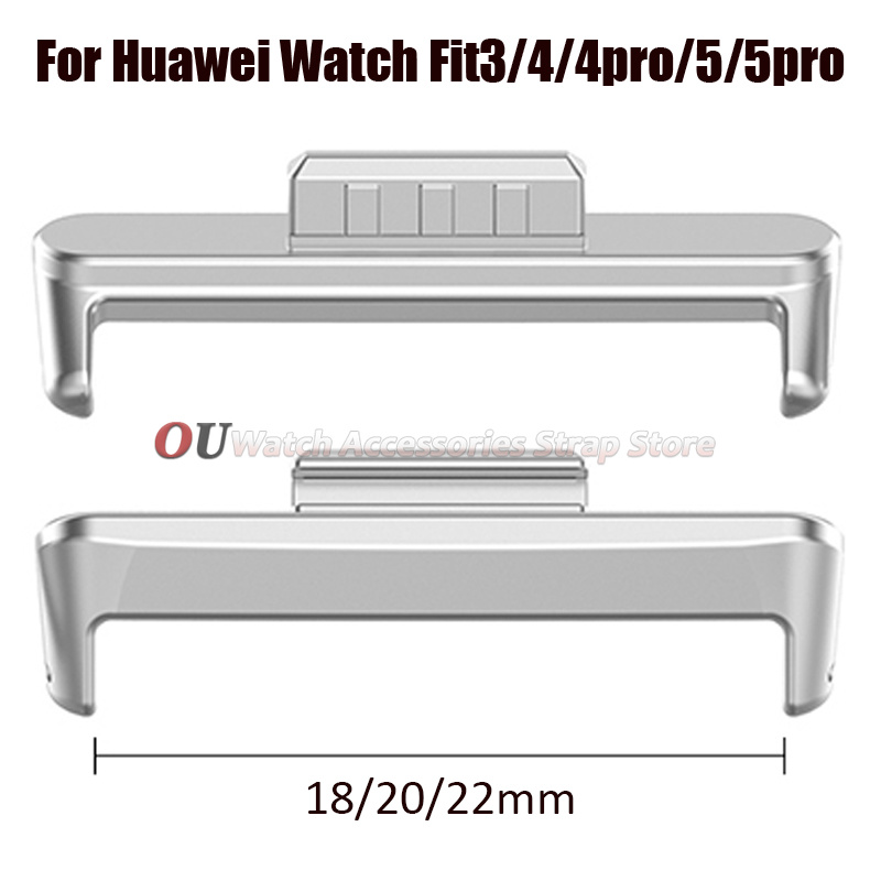 Huawei Smartwatch Accessories - 18 20mm 22mm 1 Paar Metall-Aluminium-Adapter