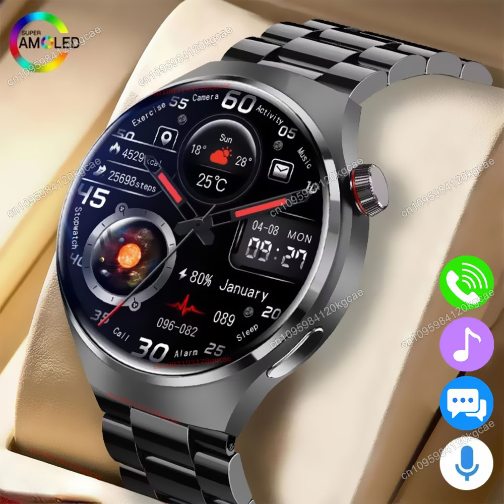 Smartwatch X12 - 2026 Neue Herren-Smartwatch 1,5-Zoll-HD-Display Gesundheitsüberwachung Bluetooth-Anrufe
