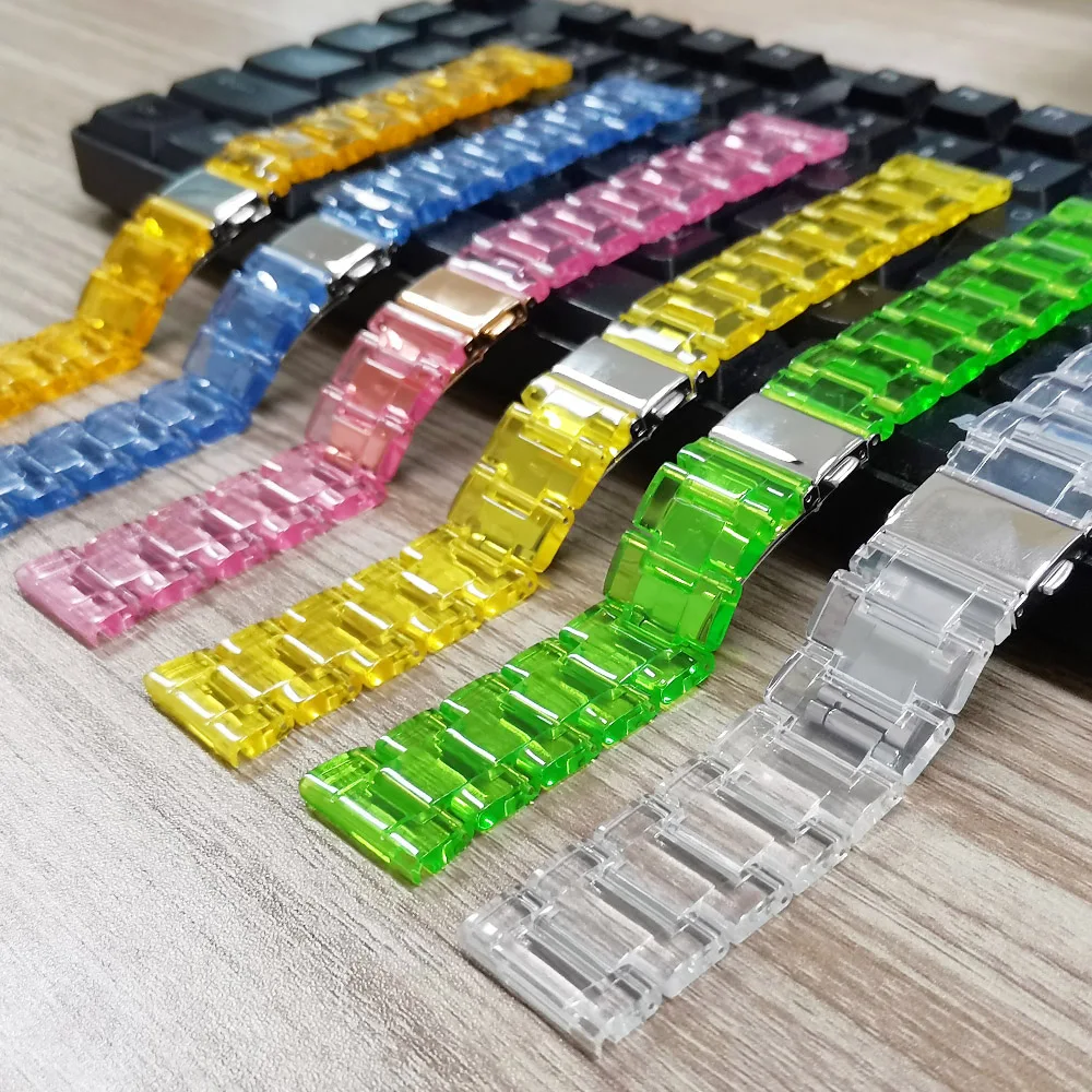 Titan Smartwatch Accessories - Transparentes Glacier-Armband für Samsung Galaxy Watch