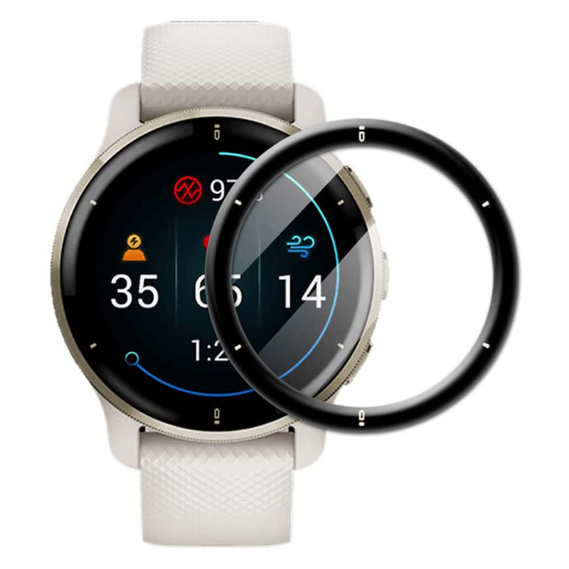 Garmin Smartwatch Accessories - 3D-Schutzfolie mit gebogenen Kanten für Garmin