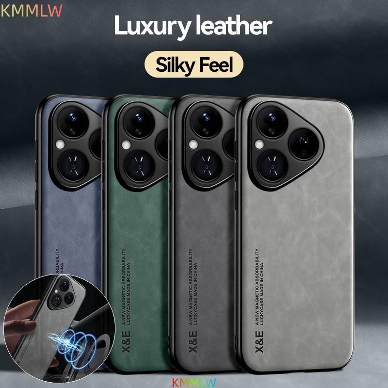 Huawei Pura 70 - Luxus-Lederhülle für Huawei Pura 80 70