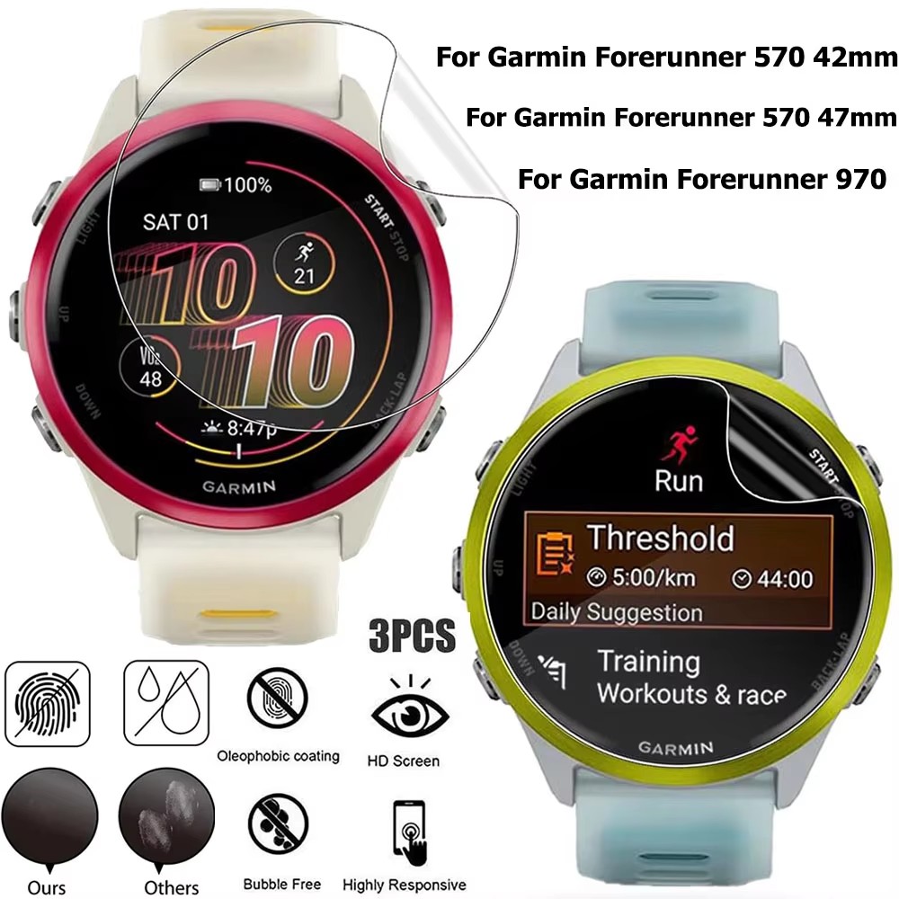 1-3 Stück Hydrogel-Folie für G – Garmin Smartwatch Accessories Bewertung und Preis