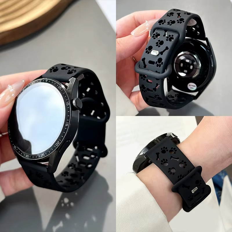20/22mm Ausgehöhltes Hundepfot – Titan Smartwatch Accessories Bewertung und Preis