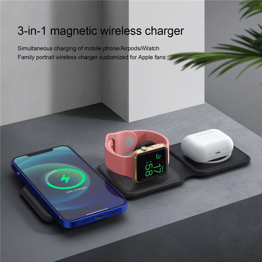 Neue 3in1 faltbare kabellose L – Smartwatch X12 Bewertung und Preis