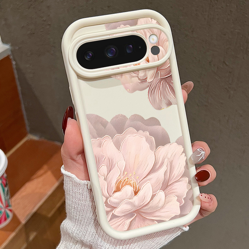 Rosa Blumenmuster Weiche TPU-H – Google Pixel 9 Bewertung und Preis