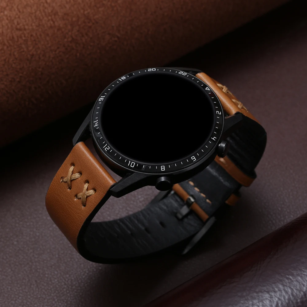 Echtes Lederarmband 20mm-22mm  – Titan Smartwatch Accessories Bewertung und Preis
