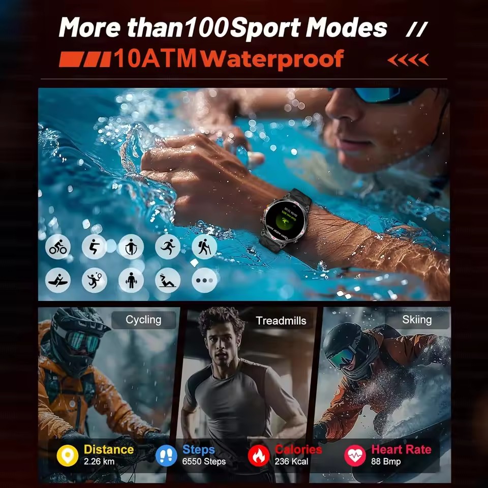 2026 Neue Militär-GPS-Sport-Sm – Smartwatch Store Bewertung und Preis